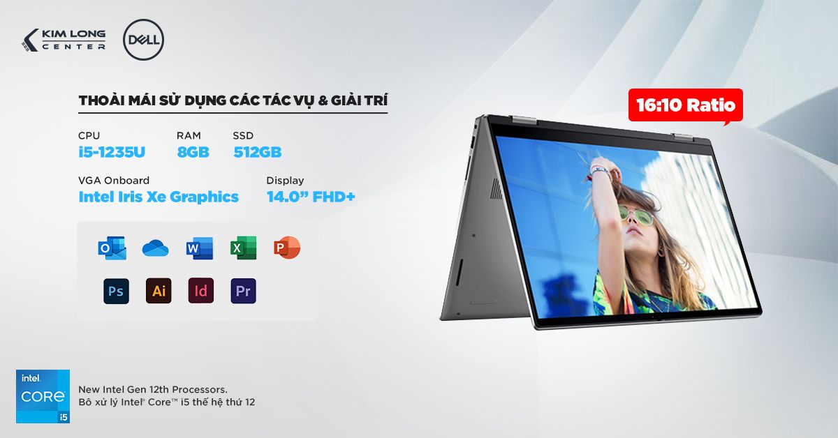 Hiệu năng mạnh mẽ đến từ chip Intel thế hệ thư 12