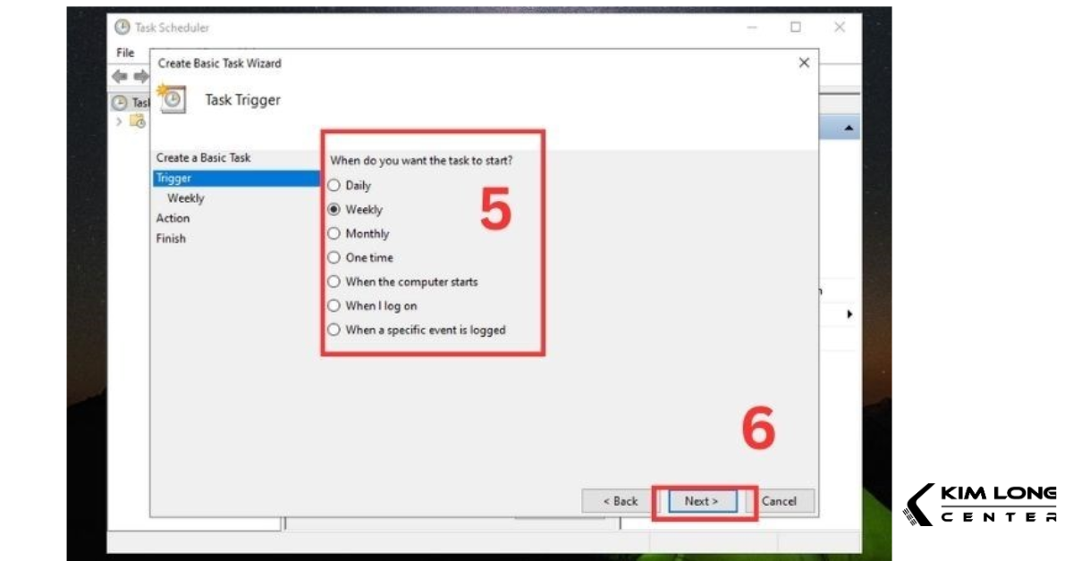 hướng dẫn hẹn giưog win 11 18