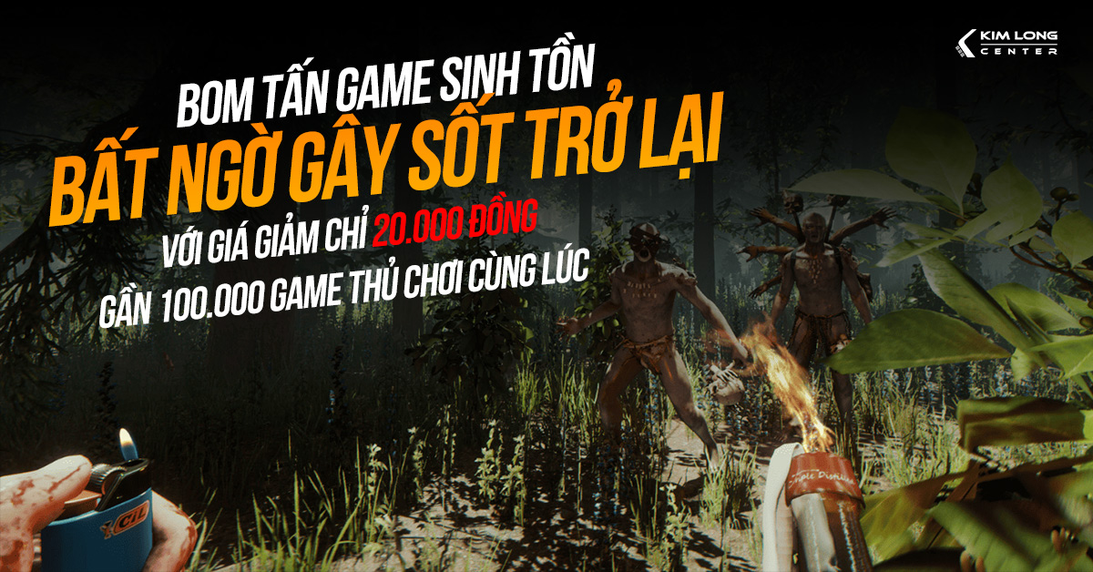 Bom tấn game sinh tồn bất ngờ gây sốt trở lại với giá giảm chỉ 20.000 đồng, gần 100.000 game thủ chơi cùng lúc